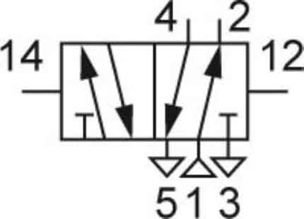 Пневмораспределитель 5Р4-212-04(-13,-14)-0-1